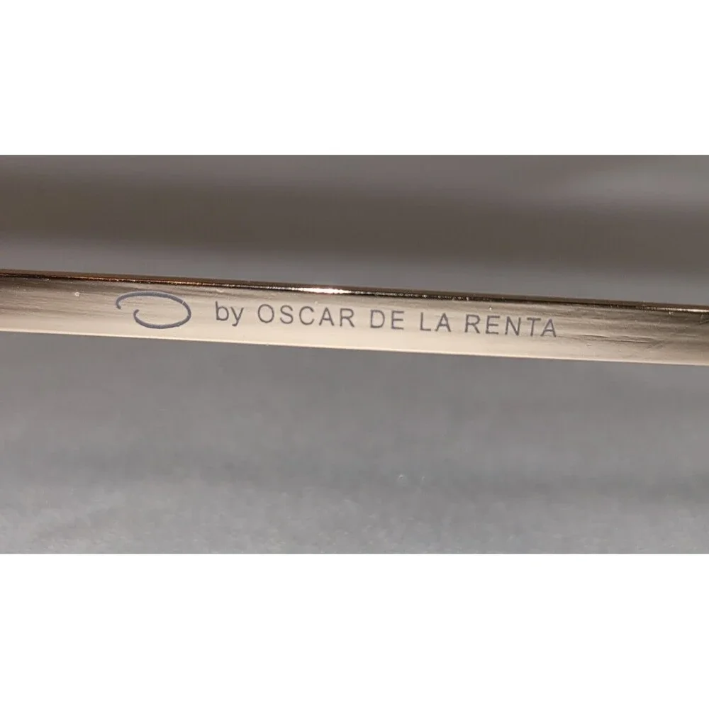 O by Oscar de la Renta Sunglasses Gold Aviator MOD-307 718 Gradient Vintage